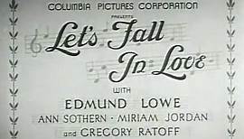 Let's Fall In Love (1933) | Full Movie | Ann Sothern, Edmund Lowe, Miriam Jordan, Gregory Ratoff, Betty Furness