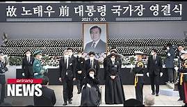 Farewell ceremony for S. Korea's late pres. Roh Tae-woo held in Seoul