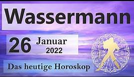 Horoskop Wassermann heute – 26 Januar 2022 – Horoskop Wassermann für heute