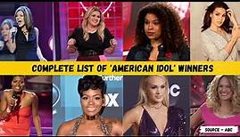 List of American Idol Winners (2002 - 2023)