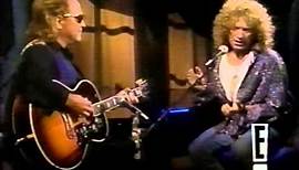 Mick Jones and Lou Gramm going acoustic on E!, 1993