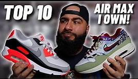Top 10 Nike Air Max Sneakers In My Collection!