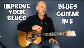 Blues guitar lesson in E