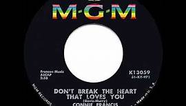 1962 HITS ARCHIVE: Don’t Break The Heart That Loves You - Connie Francis (a #1 record)