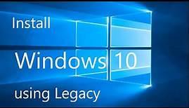 2.1 How to Create Legacy bootable USB of Windows 10 via Diskpart