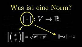 Norm in der Mathematik (EINFACH erklärt!)