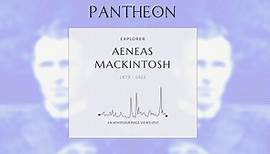 Aeneas Mackintosh Biography - British Merchant Navy officer and Antarctic explorer (1879–1916)