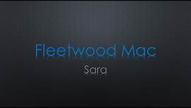 Fleetwood Mac Sara Lyrics