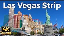 Las Vegas Strip Walking Tour (4k Ultra HD 60fps) – With Captions
