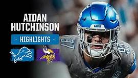 Aidan Hutchinson highlights | Lions vs. Vikings 2023 Week 18