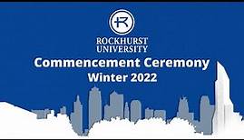 Rockhurst University Graduation Winter 22