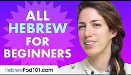 Learn Hebrew Today - ALL the Hebrew Basics for Beginners
