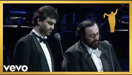 Luciano Pavarotti, Andrea Bocelli - Notte 'e piscatore (Official Live Performance Video)