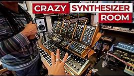 A. Marinelli's CRAZY Synthesizer Room