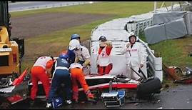 F1 driver Jules Bianchi injured in crash