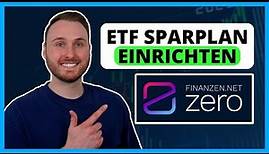 finanzen.net ZERO | ETF-Sparplan einrichten Anleitung für Anfänger