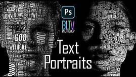 Photoshop: Quickly Create Stunning Text Portraits!