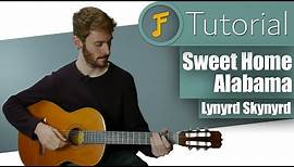 Lynyrd Skynyrd - Sweet Home Alabama | Gitarren Tutorial für Anfänger | Deutsch | Jamflix