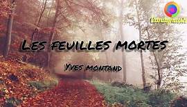 Yves montand- les feuilles mortes (paroles-lyrics)
