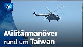 Chinesisches Militärmanöver rund um Taiwan