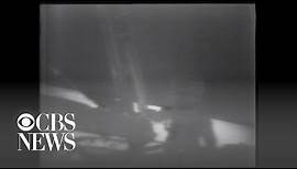 Watch Neil Armstrong's first steps on the moon
