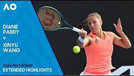 Diane Parry v Xinyu Wang Extended Highlights | Australian Open 2024 First Round
