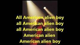 10 Ian Hunter All American Alien Boy 1976 with lyrics