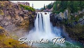 Snoqualmie Falls | Drone Tour | Washington State Top Waterfall