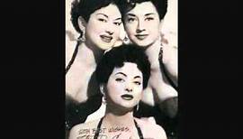 The De Castro Sisters - Boom Boom Boomerang (1955)