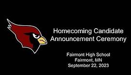 Fairmont High School Homecoming 23 Candidate Introductions