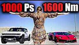 Geigercars - Der neue HUMMER EV 💥1000Ps 1600 Nm💥 Erstkontakt + DRAG RACE💣