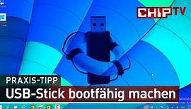 USB-Stick bootfaehig machen - Praxis-Tipp