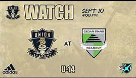 Union Academy U14s at Cedar Stars Monmouth [9-10-23]