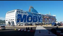 Moby Lines ferry : depart Olbia arrival Genua
