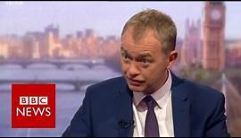 Tim Farron (FULL) interview with Andrew Marr - BBC News