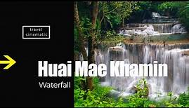 Huai Mae Khamin Waterfall, Thailand, Travel Cinematic