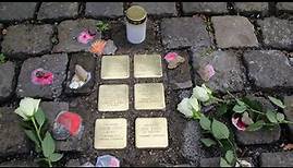Erinnerung an jüdische Schicksale: „Stolpersteine“ in Walhorn verlegt