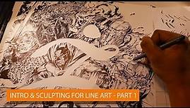 Tony Leonard: Intro & Sculpting for Line Art - Part 1