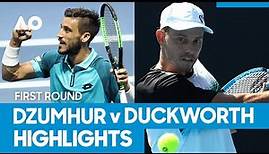 Damir Dzumhur vs. James Duckworth - Match Highlights (1R) | Australian Open 2021