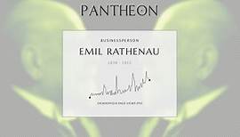 Emil Rathenau Biography - German businessman