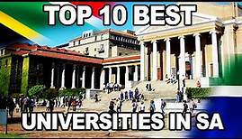 Top 10 best universities in South Africa
