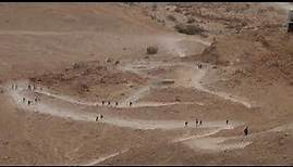 Die Seilbahn zur Festung Masada