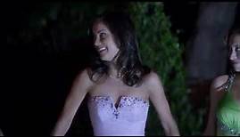 Jessica Stroup jumps in the pool in her prom dress - 90210 (S1E24, 2009)
