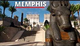 Memphis the Great Ancient Egyptian Capital City | Full Virtual Walking Tour | AC Origins