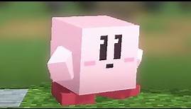 Kirby New Transformation in Super Smash Bros Ultimate X Minecraft (Steve Copy Ability)