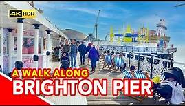 BRIGHTON - Brighton Pier (also known as Brighton Palace Pier) - filmed in 4K HDR