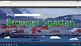 Browser Spartan in Windows 10 build 10049