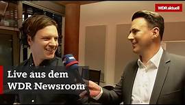 Livestream: Blick in die WDR-Nachrichtenzentrale | WDR aktuell