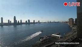 【LIVE】 Webcam New York - East River | SkylineWebcams