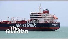 Iran releases new footage of seized British-flagged oil tanker